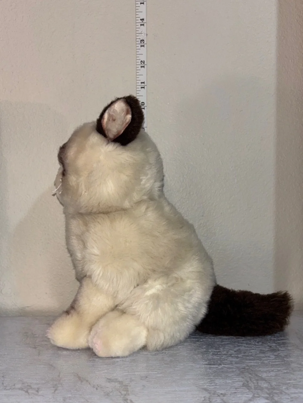 Gund Plush Grumpy Cat - Cream and Brown *EUC 10” sitting kitty Grey Eyes
